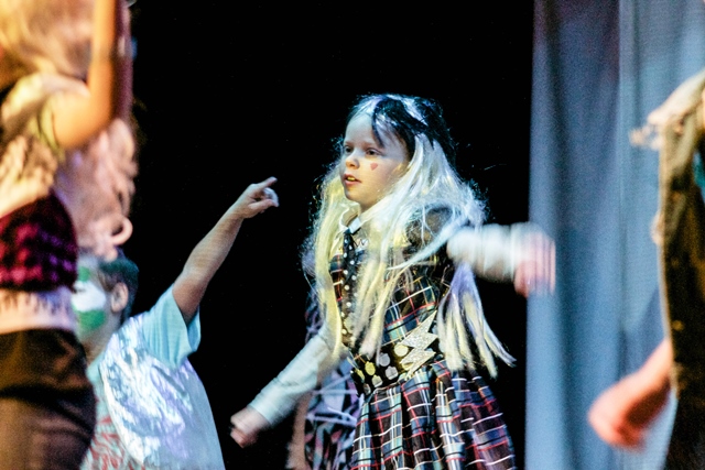 Students in costume in gala concert
