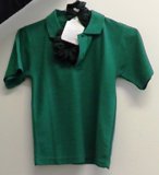 front of green force flinders polo shirt