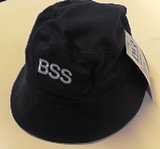 sun hat with BSS embroidered on it